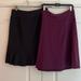 Athleta Skirts | 2 New Athleta Skirts | Color: Black/Purple | Size: L