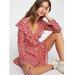 Free People Dresses | Free People Frenchie Mini Wrap Dress - Size Xs | Color: Red | Size: Xs