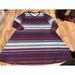 Lularoe Dresses | Lularoe Women's Striped V-Neck T-Shirt Dress Long Sleeve Size S Multicolor | Color: Brown/Purple | Size: S