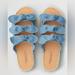 American Eagle Outfitters Shoes | American Eagle Outfitters Denim Slides Nwt | Color: Blue | Size: 10