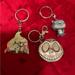 Disney Accessories | A Very Cool Disney Lot Of 3 Night Before Christmas/Alice Keychain Key Ring Fob | Color: Silver | Size: Os