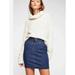 Free People Skirts | Free People Blue High Waisted Denim Belted Mini Skirt 6 Small Stretch | Color: Blue | Size: 6