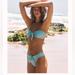 Free People Swim | Free People Solid Tie Front Bandeau Bikini Top | Color: Blue | Size: M