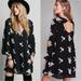 Free People Dresses | Free People Embroidered Austin Mini Dress Small | Color: Black/White | Size: S