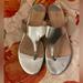 J. Crew Shoes | J.Crew Silver Shoes Women Size 9 | Color: Silver | Size: 9