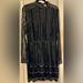 Michael Kors Dresses | Gorgeous Black Michael Kors Black Silver Dress Large | Color: Black/Silver | Size: L