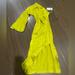 Zara Dresses | - Zara Satin Effect One Sleeve Split Dress | Color: Yellow | Size: Various