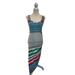 Anthropologie Dresses | Anthropologie Weston Wear Mesh Striped Maxi Dress | Color: Blue/Red | Size: S