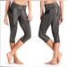 Athleta Pants & Jumpsuits | Athleta Prisma Stride Capris Workout Leggings Size S | Color: Black/Gray | Size: S