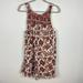 Free People Dresses | Free People Xs Oh Baby Floral Print Smocked Tiered Sleeveless Boho Swing Dress | Color: Brown | Size: Xs