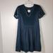 Anthropologie Dresses | Anthropologie Maeve Ingrid Teal Blue Velvet Swing Tunic Dress Size Xs | Color: Blue/Green | Size: Xs