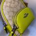 Coach Accessories | Coach Keychain New | Color: Green/Tan | Size: Os