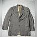 Burberry Suits & Blazers | Burberry Houndstooth Plaid Check Blazer Sport Coat Suit Jacket Men’s Size 44 | Color: Black/Tan | Size: 44r