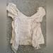 Free People Tops | Free People Womens Tan Cute Blouse Top Size M | Color: Tan | Size: M