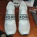 Michael Kors Shoes | Michael Kors Womens Maven Mixed Media Slip On Trainer Size 9.5 | Color: White | Size: 9.5