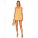 Free People Dresses | Free People Sweet Annie Mini Dress Sunshine Combo Size M | Color: Gold/Yellow | Size: M
