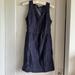 J. Crew Dresses | J.Crew Sleeveless Dress Denim Look Size 0 Side Pockets | Color: Blue | Size: 0