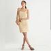 J. Crew Dresses | Jcrew Light Khaki Dress Mini !! Nwt | Color: Cream/Tan | Size: 4