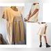 Urban Outfitters Dresses | Bdg Uo Urban Outfitters Small Tan Beige Corduroy Mini Babydoll Cap Sleeve Dress | Color: Tan | Size: S