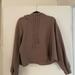 Zara Sweaters | Brown Zara Hooded Sweater | Color: Brown | Size: M