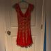 Free People Dresses | Free People Sun Dress | Color: Red/White | Size: Xs