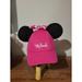 Disney Accessories | Disney Minnie Mouse Pink Bow Ears Adjustable Baseball Cap Euc Wore Once Mickey | Color: Pink | Size: Os