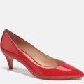 Coach Shoes | Coach Mid Heel Shoes | Color: Red | Size: Various