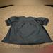 J. Crew Tops | J Crew M Solid Black Short Sleeve Top Dress Shirt Button Up Blouse Loose Euc! | Color: Black | Size: M