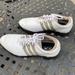 Adidas Shoes | Adidas Adiwear Men’s Leather Golf Shoes White And Gold Size 10.5 Golf Shoes | Color: White | Size: 10.5