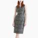 J. Crew Dresses | J Crew V-Neck Sheath Dress Jacquard Lemon Dress Size 6t | Color: Blue/Gold | Size: 6t