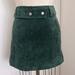 Zara Skirts | Hunter Forest Green Suede Mini Skirt With Matching Belt | Color: Green | Size: S