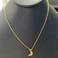 Madewell Jewelry | (3)Madewell Moon Charm Necklace | Color: Gold | Size: Os