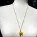 J. Crew Jewelry | 3/$30 J. Crew Yellow Hippo Pendant Necklace | Color: Gold/Yellow | Size: Os