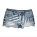 American Eagle Outfitters Shorts | American Eagle Outfitters Dtars & Stripes Distressed Short Shorts Blue & White | Color: Blue/White | Size: 0