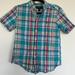 Ralph Lauren Shirts & Tops | Boys Ralph Lauren Short Sleeve Button Down Plaid Shirt Size Medium | Color: Blue/Pink | Size: Mb