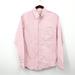 J. Crew Shirts | J Crew Men Small Shirt Long Sleeve Button Front Pink Check Slim Organic Cotton | Color: Pink/White | Size: S