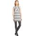 Kate Spade New York Dresses | Kate Spade Saturday Dress Women Size 00 Gray Blue Dobby Stripe Shift Mini | Color: Blue/Gray | Size: 00