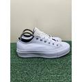 Converse Shoes | Converse Chuck Taylor All Star Lift Platform Mens 7.5 Womens 9.5 Leather Shoes | Color: White | Size: 9.5