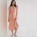 Free People Dresses | Free People Keep It Romantic Nude Pink Lace Crochet Dress | Color: Pink | Size: S