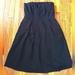 J. Crew Dresses | J. Crew Strapless Searsucker Little Black Dress Size 2 | Color: Black | Size: 2