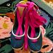 J. Crew Shoes | J Crew Lace Up Espadrilles Navy/Pink Size 8 | Color: Blue/Pink | Size: 8