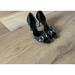 Gucci Shoes | Gucci Black Linen With Horse Bit | Color: Black | Size: 7.5