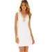 Lilly Pulitzer Dresses | Lilly Pulitzer Bentley Shift Dress In White And Gold 6 | Color: Gold/White | Size: 6