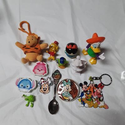 Disney Toys | Disney Lot Official Figure Pin Keychain Spoon Plush Vintage Japan Minnie Snow ++ | Color: White | Size: Osbb