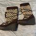 Coach Shoes | Coach Wedge Boots. Authentic. Size 6 | Color: Brown/Tan | Size: 6