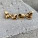 J. Crew Jewelry | J. Crew Earrings Gold Oversized Bow Stud Posts Jewelry Collection Jcrew Metal | Color: Gold | Size: Os