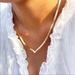 Free People Jewelry | "Weekender" Minimalist Choker Business Casual-Weekend Gold Silver Gift Necklace | Color: Gold/Silver | Size: Gold