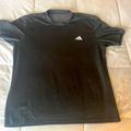 Adidas Shirts | Adidas Mens Dry Fit Athletic Shirt Size Large | Color: Gray/White | Size: L