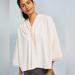 Anthropologie Tops | Anthropologie Saturday Sunday Velour Cropped Hoodie Sweatshirt Pink Small | Color: Pink | Size: S