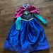 Disney Costumes | Costume Disney Frozen Princess Anna Size 5/6 | Color: Blue/Pink | Size: 5/6